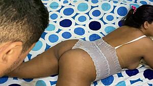 Mayemarc1 brunette couple blowjob ass doggystyle cowgirl riding big ass.