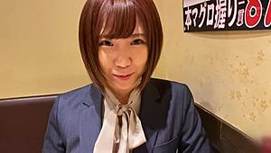 Busy OL Reveals Face In Private M Play, Short Hair Beauty Hides D M Side, Obedient Pet With Visible Breasts In Sheer Lingerie, Dripping Juices And Moaning To Orgasm, Gap In Her Usual Face