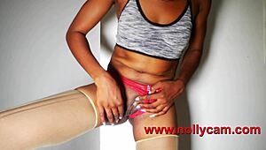 fresh red pussy feels intense drilling from big cock