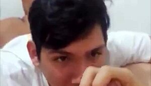 Latina whore sucks monster cock for first time