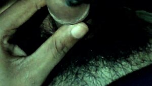 Shemale Big Cock Cumshot with Intense Sounding Play