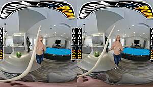 Virtual Game Of Billiards With Latin Milf Caitlin Bell