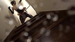i watch my young asian babe in bondage getting cumshots