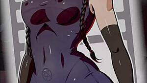 Unlocked gallery reveals Wednesday Wicked and Wet Nowajoestar in intense assfucking and blowjob action.