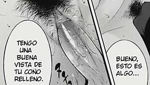 who does the wife moan for in this hentai orgy?