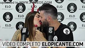 Sara blonde sucks lollipop in spicy room