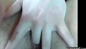 Seductive Amateur Slut Teases on Webcam with Solo Homemade Moves