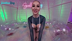 Swallowbay big tits brunette Melissa Stratton is hungry for fat cock sloppy deepthroat reality missionary bikini doggystyle cowgirl