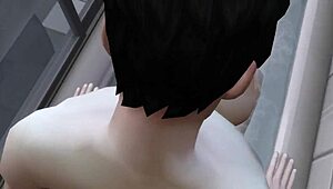 3D外星怪兽沙发狂操