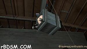 Punishing playgirl with drawings.