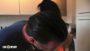 lick me now lou nesbit and lia louise, don't stop