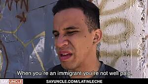 Latinleche - Straight Latino Rides Uncut