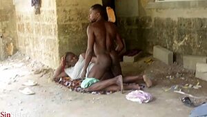 Fat BBW Ebony Woman Fucks Big Black Cock Publicly in Hardcore Cumshot Scene