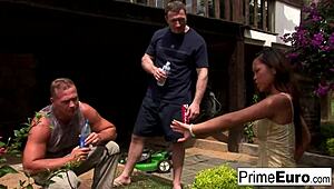 i can't believe jade took two cocks in her tight holes for double penetration