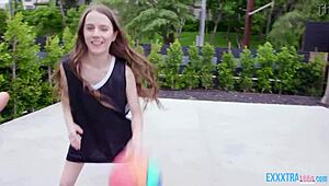 pretty teen sia wood takes danny mountain's big cock in hard bed action