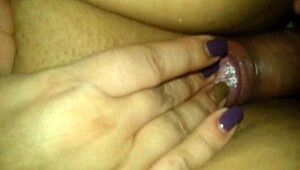 playing with wife in intimate moments