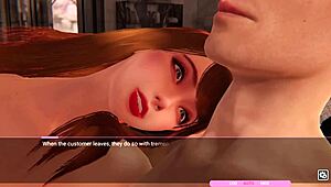 Intense amorous challenge in 3d anime hentai