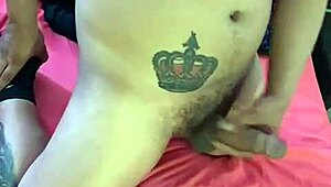 Amateur guy Andrus masturbates in front of the camera