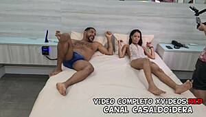 Want to join our hotel menage with Karolzinha's tight pussy and big black cock?