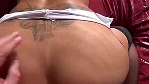 hospital patient fucking my great big ass nurse wife from behind till she cums really loud