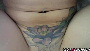 Busty Asian Takes Deep Creampie Action