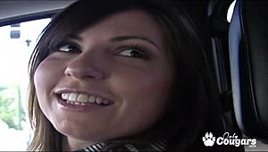 melanie scott swallows a thick load after banging a random guy, pure lust!