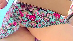 upskirt views of hot argentinian colas in summer