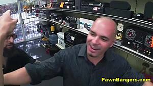 customer participates in backstage casting session