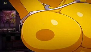 chica shows off her big tits and boobs 😍