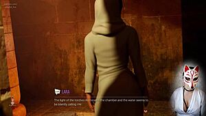 Croft Adventures Ep 7 - Lara offers her tight asshole for wild group banging