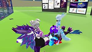 Gay vr scene with hoes engaging in hardcore actions