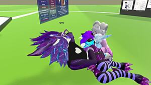 Gay vr scene with hoes engaging in hardcore actions