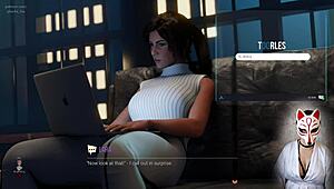 Croft Adventures Ep 7 - Lara offers her tight asshole for wild group banging