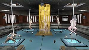 Fallout 4 MULTI POLE DANCE