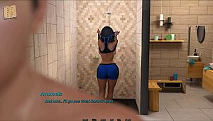 Milf dances passionately with big tits and ass