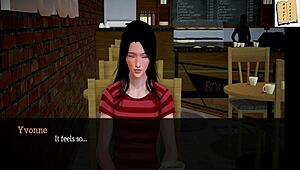 Intriguing anime family game with erotic hentai scenes in 3d cartoon