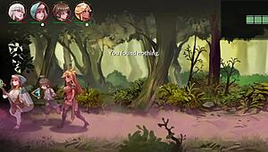 Jessica Curse engages in lesbian hentai gameplay with big tits and ass masturbation