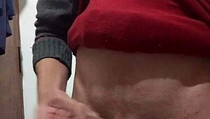 i'm jerking off with clothes on, feeling so solo and skinny