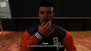 Brunette in Being a Dik Route 152