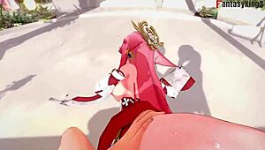 Yae Miko Fucking Hard In Genshin Impact!