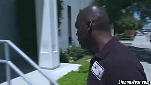 Sienna West Teases Stepson With Big Tits