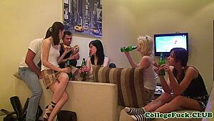 aspen and berta say, we're sucking cocks at this wild party!