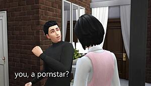 i and my horny girlfriend tryed to make cute hentai porn