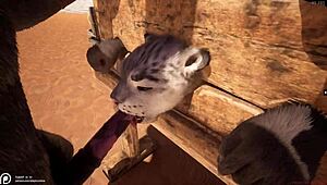 wild life furry hentai with intense anal action 😈