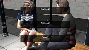 Lets play matt and the bus stop girl body shots and sex