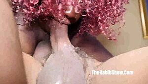 damn! newbie bbw simone blaque takes bbc redzilla deep