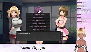Vtuber Lewdneko Plays Negligee Part 6