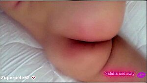 Just woke up, husband leaves, and I'm naked masturbating for you