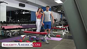 I'm obsessed with fit Riley Jacobs giving a wet workout on huge cock. She's unstoppable!