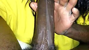 She swallows it deep